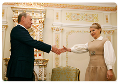 Председатель Правительства Российской Федерации В.В.Путин провел переговоры с Премьер-министром Украины Ю.В.Тимошенко