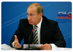 Russian Prime Minister Vladimir Putin chaired a meeting of the Consultative Council on Foreign Investment in Russia
