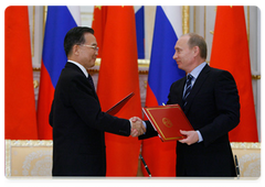 Closing remarks by Prime Minister Vladimir Putin and Chinese Premier Wen Jiabao at the 13th Regular Meeting of Prime Ministers of Russia and China