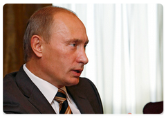 Председатель Правительства Российской Федерации В.В.Путин провел встречу с председателем депутатской группы Европарламента Партии европейских социалистов М.Шульцем