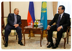 Prime Minister Vladimir Putin had a conversation with Kazakhstan’s Prime Minister Karim Masimov