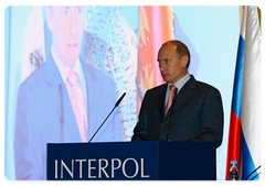 Prime Minister Vladimir Putin made a speech at 77th Interpol General Assembly