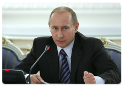 Prime Minister Vladimir Putin held a meeting with KPRF deputies in the State Duma