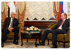 Prime Minister Vladimir Putin and Egyptian Prime Minister Ahmed Nazif held expanded Russian-Egyptian talks