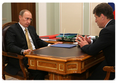 Prime Minister Vladimir Putin met with Deputy Prime Minister Dmitry Kozak