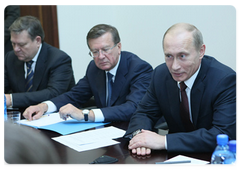 Prime Minister Vladimir Putin met with top managers of the Leningrad Region’s agro-industrial sector