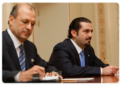 Saad Hariri, leader of the parliamentary majority of Lebanon