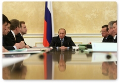 Председатель Правительства Российской Федерации В.В.Путин провел заседание Президиума