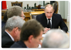 Председатель Правительства Российской Федерации В.В.Путин провел совещание по подготовке к заседанию Совета при Президенте РФ по реализации приоритетных национальных проектов и демографической политике