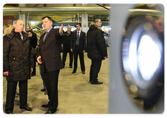 Vladimir Putin visited and a building structure plant