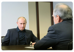Prime Minister Vladimir Putin met with Tatarstan’s President Mintimer Shaimiev