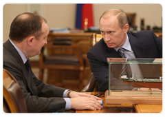 Vladimir Putin met with Sovkomflot CEO Sergei Frank