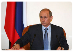 Vladimir Putin's speech at the meeting with the members of Russian Government on May 12, 2008