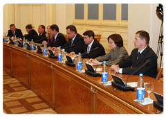 Vladimir Putin's speech at the meeting with the members of Russian Government on May 12, 2008