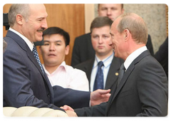 Vladimir Putin arrived in Minsk on a working visit