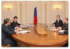 Председатель Правительства России Владимир Путин встретился с с руководством партии «Единая Россия»