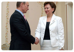Russian Prime Minister Vladimir Putin met with Prime Minister of the Republic of Moldova Zinaida Greceanii
