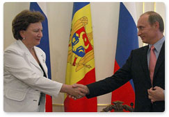 В.В. Путин провел встречу с Премьер-министром Республики Молдова З.П. Гречаный