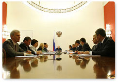 Председатель Правительства Российской Федерации провел заседание Президиума Правительства