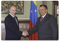 В.В. Путин провел рабочую встречу с вице-президентом Венесуэлы Р. Каррисалесом