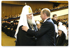 Выступление Председателя Правительства Российской Федерации В.В. Путина на приеме по случаю 1020-летия Крещения Руси