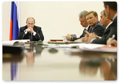 В.В. Путин провел заседание  Президиума Правительства Российской Федерации