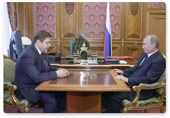 В.В. Путин провел рабочую встречу с министром энергетики Российской Федерации С.И. Шматко