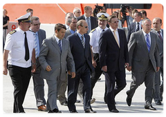 Prime Minister Vladimir Putin arrived in the Rostov Region and visited the Kochetovsky waterworks facility