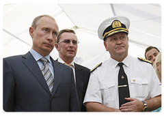 Prime Minister Vladimir Putin arrived in the Rostov Region and visited the Kochetovsky waterworks facility