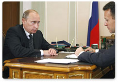 В.В.Путин провел рабочую встречу с руководителем Федерального агентства по делам молодежи В.Г.Якеменко