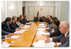 В.В.Путин провел совещание по вопросам развития конкуренции