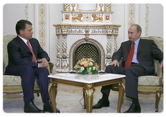 Prime Minister Vladimir Putin met with King Abdullah bin al-Hussein of Jordan