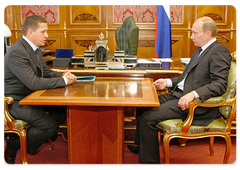 Prime Minister Vladimir Putin had a working meeting with Minister of Natural Resources and Ecology Yury Trutnev