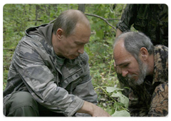Prime Minister Vladimir Putin visited the Ussuri Nature Reserve