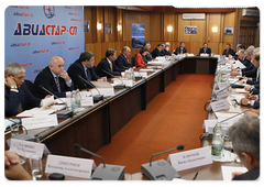 Председатель Правительства Российской Федерации В.В.Путин провел в Ульяновске совещание по вопросам развития производства гражданских воздушных судов