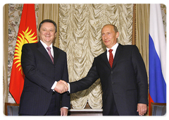 Prime Minister Vladimir Putin met with Kyrgyz Prime Minister Igor Chudinov
