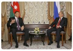 Председатель Правительства Российской Федерации В.В.Путин встретился с Президентом Республики Азербайджан И.Г.Алиевым