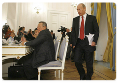 Председатель Правительства Российской Федерации В.В.Путин провел встречу с депутатами фракции ЛДПР в Государственной Думе