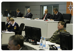 Председатель Правительства Российской Федерации В.В.Путин провел селекторное совещание федерального оперативного штаба по ликвидации последствий вооруженного конфликта на территории Южной Осетии