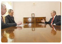 Prime Minister Vladimir Putin met with Jean-Claude Killy, chairman of the IOC’s Coordination Commission for the Sochi 2014 Winter Olympic Games