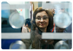 Minister of economic development Elvira Nabiullina