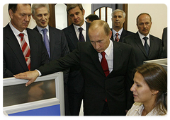 Prime Minister Vladimir Putin met with students and staff of Far Eastern State University