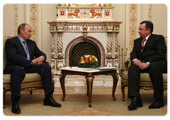 В.В.Путин провел рабочую встречу с Премьер-министром Киргизии И.В.Чудиновым