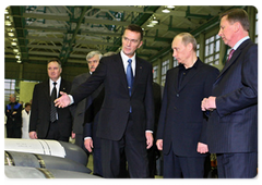 Prime Minister Vladimir Putin visited a plant of the Tactical Missile Weapons Corporation in the city of Korolev