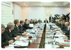 Председатель Правительства Российской Федерации В.В.Путин провел совещание о мерах государственной поддержки оборонно-промышленного комплекса»