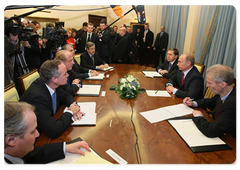 Prime Minister Vladimir Putin met with top managers of European gas companies