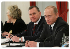 Vladimir Putin had a meeting with the chief editors of leading german media outlets