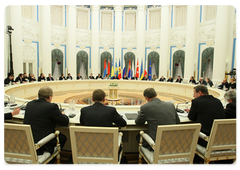 Председатель Правительства России В.В.Путин принял участие в работе Московской международной конференции по обеспечению доставки российского газа европейским потребителям