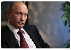 Vladimir Putin gave an interview to Bloomberg news agency