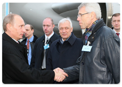 Председатель Правительства Российской Федерации В.В.Путин прибыл с рабочим визитом в Швейцарию для участия в ежегодной сессии Всемирного экономического форума в г.Давосе